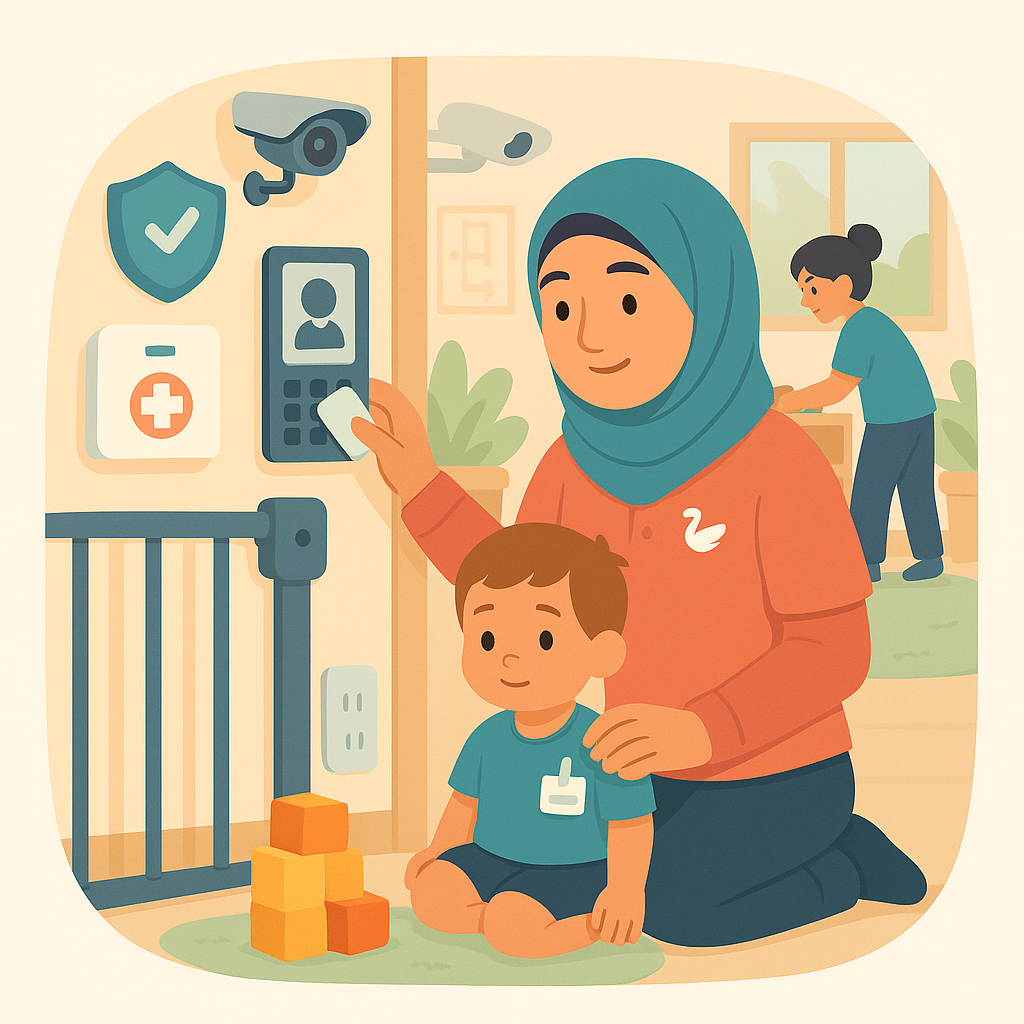 Safety and Security Measures swan childcare langley daycare center